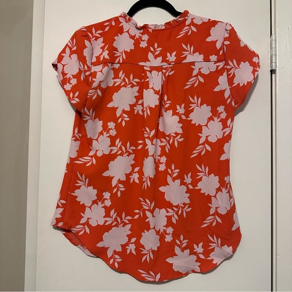 41 Hawthorn Tiffiny Tulip Sleeve Blouse red size S - Picture 3 of 6